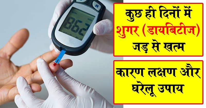 शुगर (डायबिटीज) को जड़ से खत्म करने के लिए घरेलू उपाय 2025