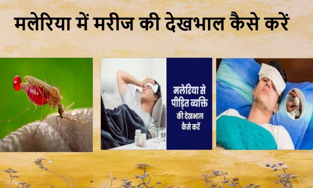 मलेरिया में मरीज की देखभाल कैसे करें